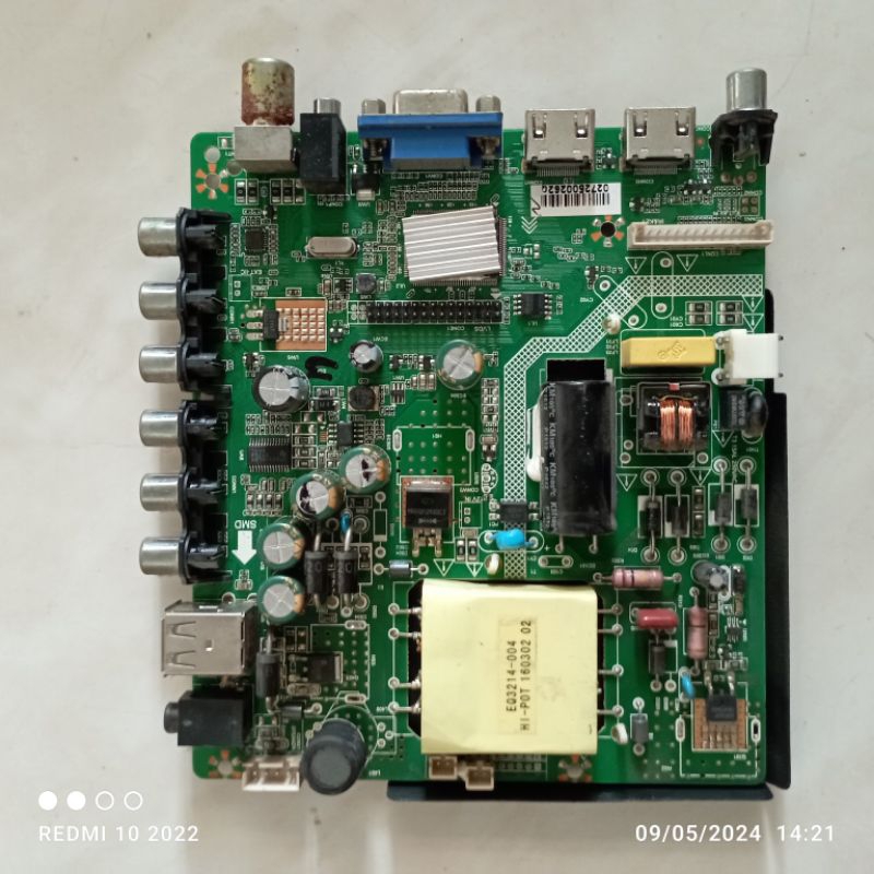 MB MOBO MAINBOARD MODULE MESIN TV IKON IK-E40DF/ NIKAI NTV4030LED8 MB IKON/ NIKAI 40