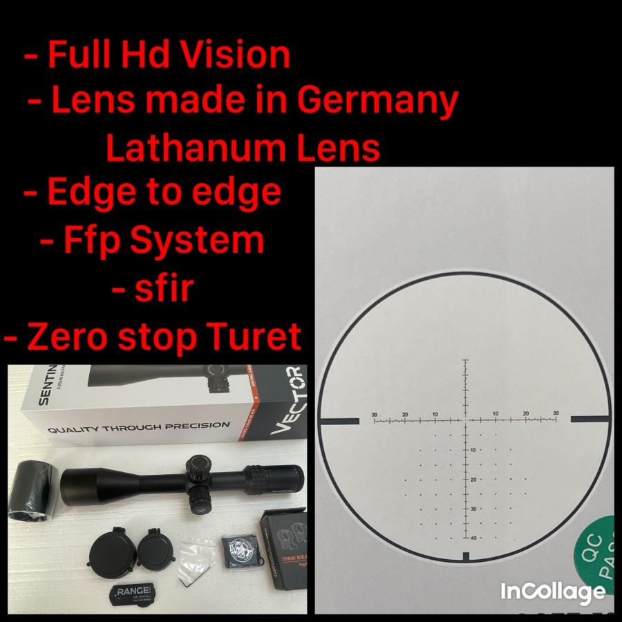 RB Vector Sentinel 5-25x50 SFIR FFP Full HD