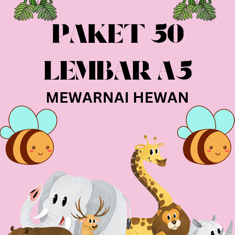 

PAKET 50 LEMBAR A5 MEWARNAI HEWAN/GAMBAR MEWARNAI HEWAN/SKETSA HEWAN/ANAK PAUD TK SD