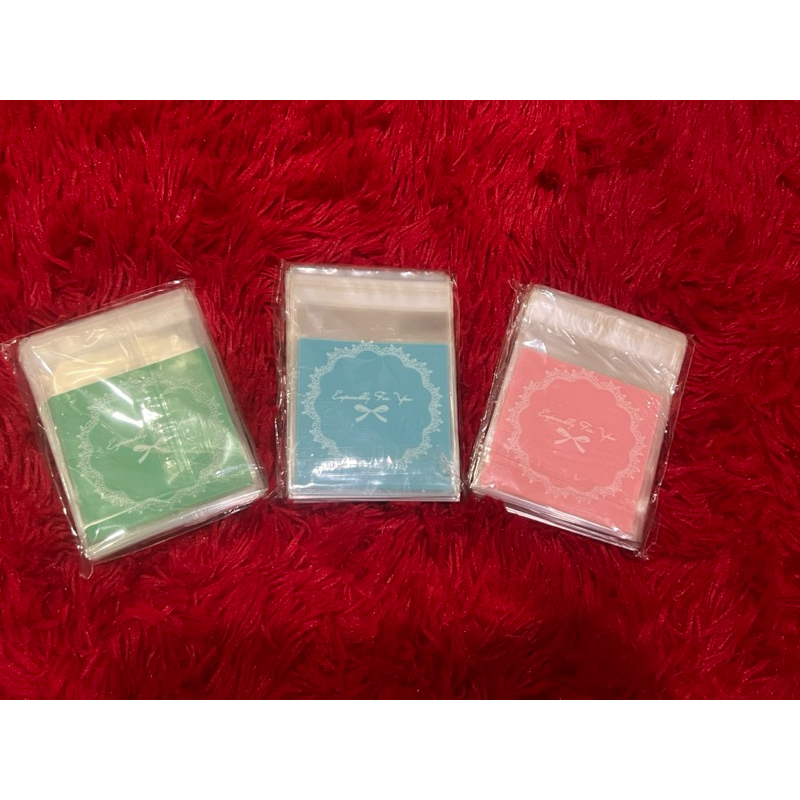 

Plastik cookies lucu / plastik biskuit / perekat seal opp / plastik kue 7x7 (10pc)