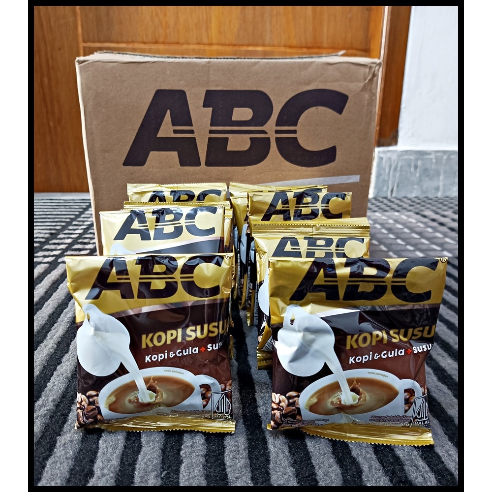 

ABC Kopi Susu, Gula kopi + Susu Renceng isi 10 sachet