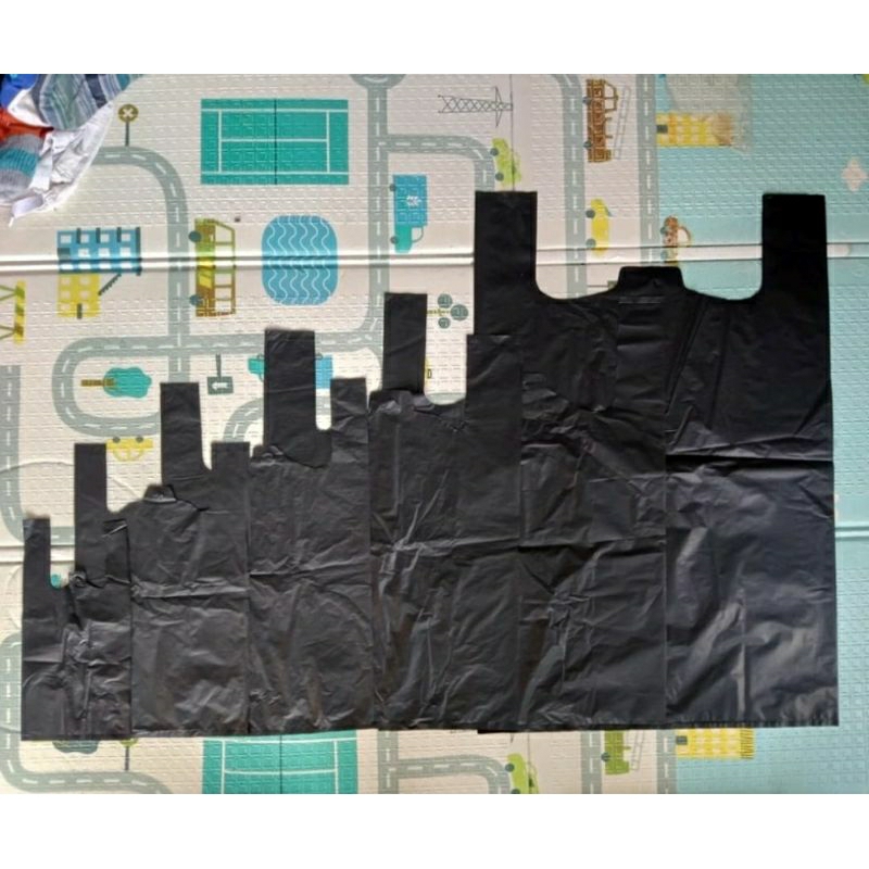 PLASTIK HD LOS HITAM TEBAL KANTONG KRESEK KILOAN 1 KG