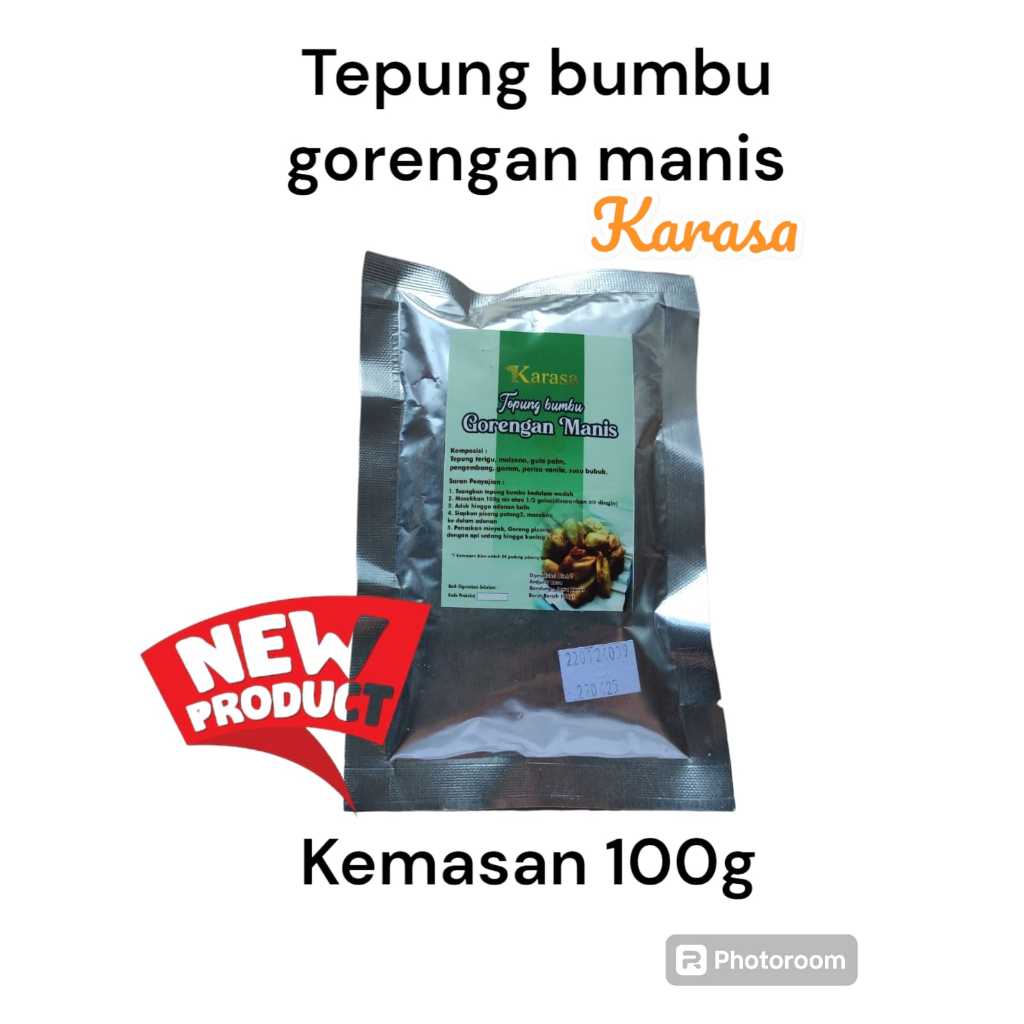 

Karasa tepung bumbu gorengan manis 100g