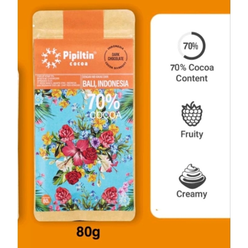 

Pipiltin Cocoa Dark Cokelat - Chocolate Bar Bali 70%