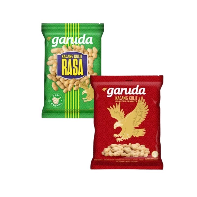 KACANG KULIT GARUDA (ORIGINAL & BAWANG)