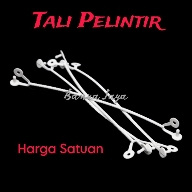 

Tali Pelintir Tebal Putih / Hitam Panjang ±17 cm Satuan