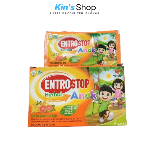 Entrostop Herbal Anak 1 Bal [3 Box @ 6 Sachet / Bal]
