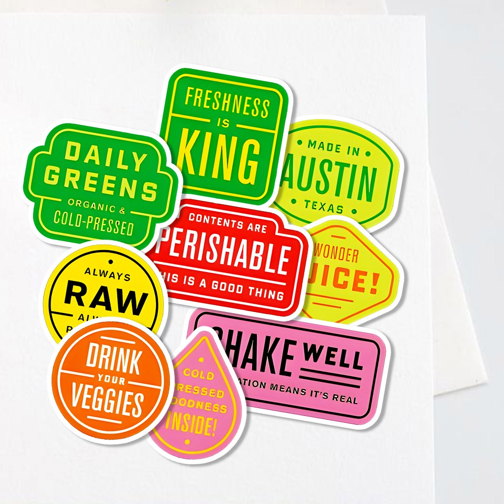 

Sticker Freshness Aesthetic Stiker Waterproof (9pcs)