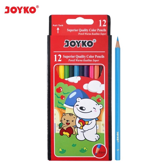 

ART F98X Pensil Warna Joyko 12w CP12PB