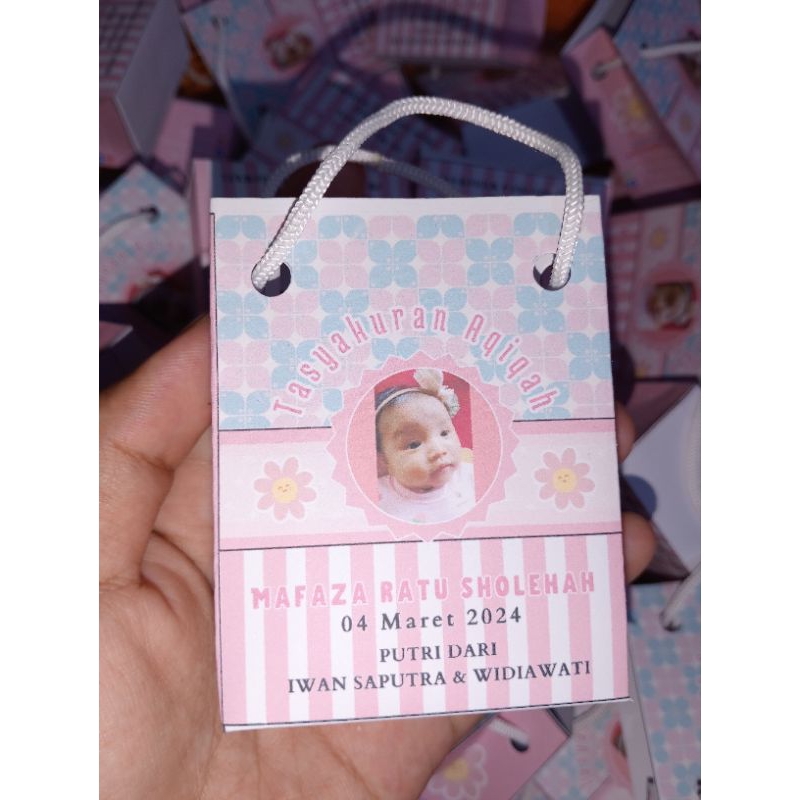 

PaperBag Telur Tasyakuran Aqiqah baby pink