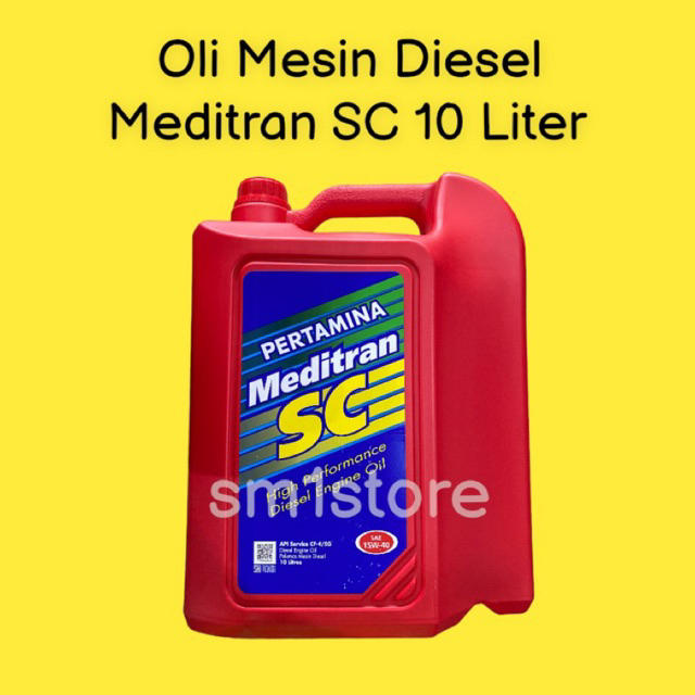 Oli Mesin Pertamina Meditran SC 10 Liter