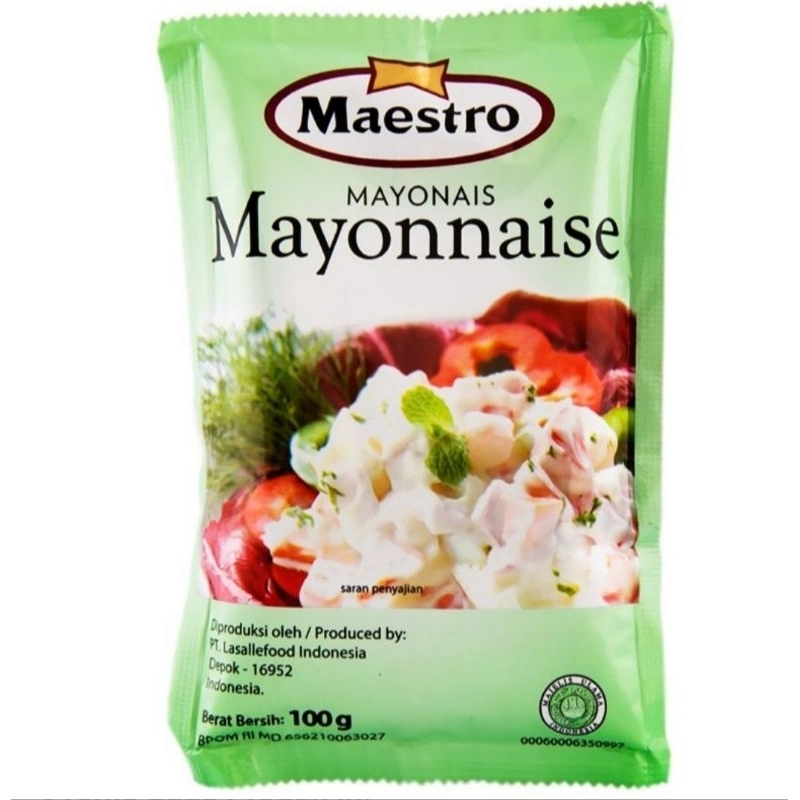 

mayonnaise/mayonis/mayonaise maesto 100g