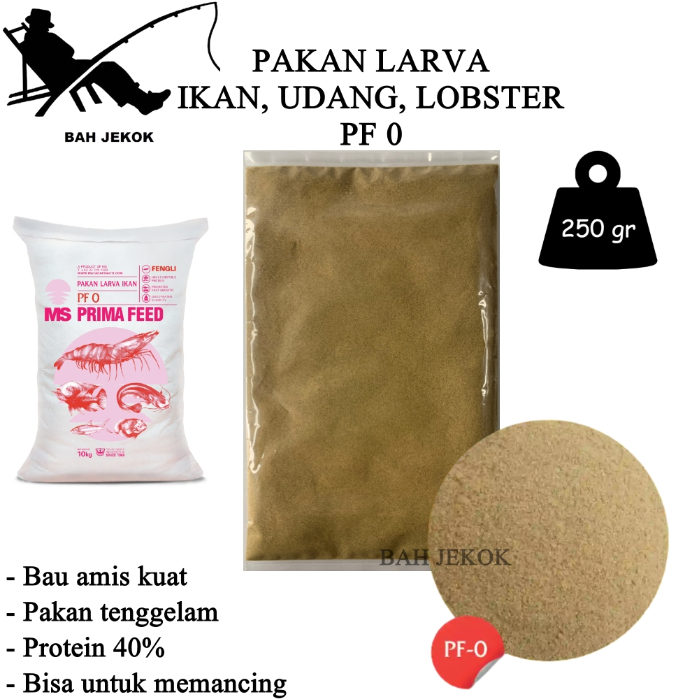 Pelet PF0 Pakan Ikan Hias Kecil Bibit Cupang Koi Guppy Kura Kura Kolam & Akuarium (250gr).