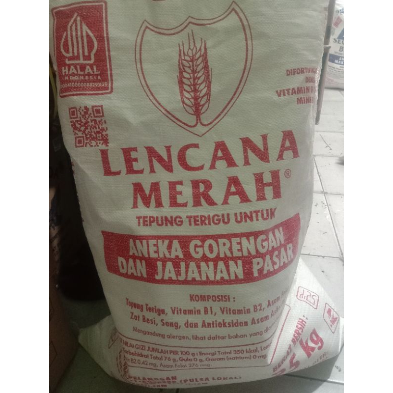 

Terigu Lencana Merah Repack 1kg