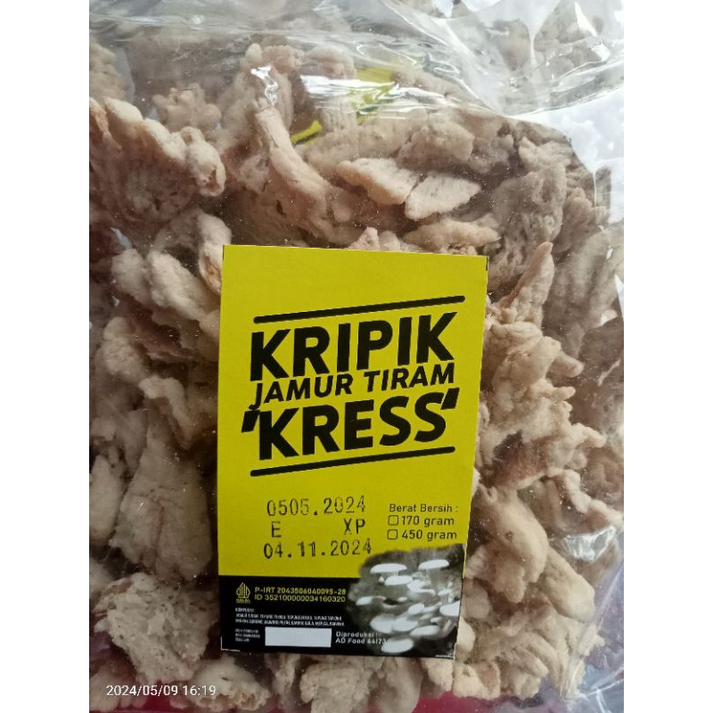 

KRIPIK JAMUR TIRAM RENYAH