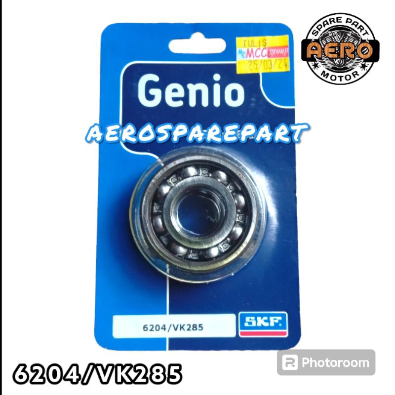 BEARING 6204/VK285 6204-2RS1/VK285 BEARING LAHER AS PULLY BEAT SCOOPY SPACY VARIO 110 125 150 SKF GE