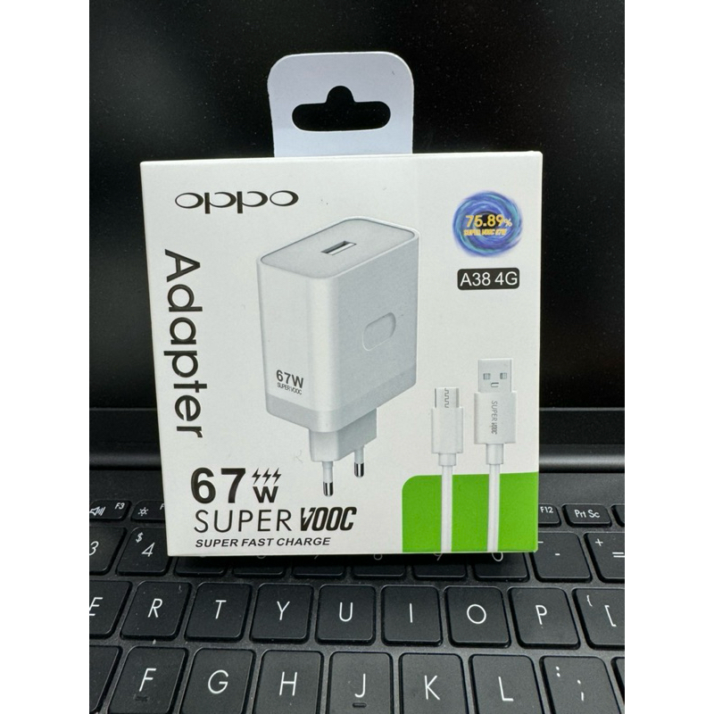 TRAVEL CHARGER OPPO 67WATT SUPER VOOC ADAPTER CHARGER KABEL TYPE C OPPO A38/A78/A98/RENO 10/RENO 11/