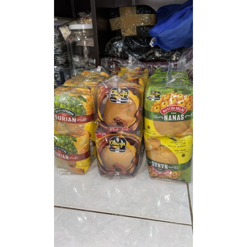 

Roti Omega isi 10 pcs Bulat /Panjang