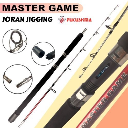 Joran Jigging 15 - 30 lbs PE 2- 4 Fiber Solid Drat 150 165 180 Master Game Fukushima