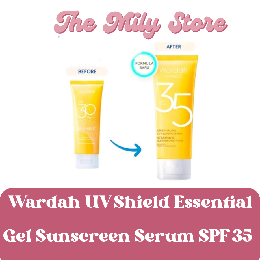 Wardah UV Shield Essential Gel Sunscreen Serum SPF 35 PA+++