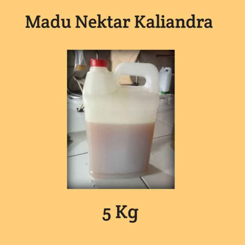 

Madu Nektar Kaliandra curah 5 Kg