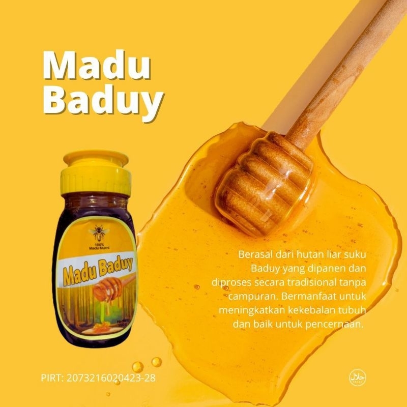 

Madu Murni Baduy 150gr