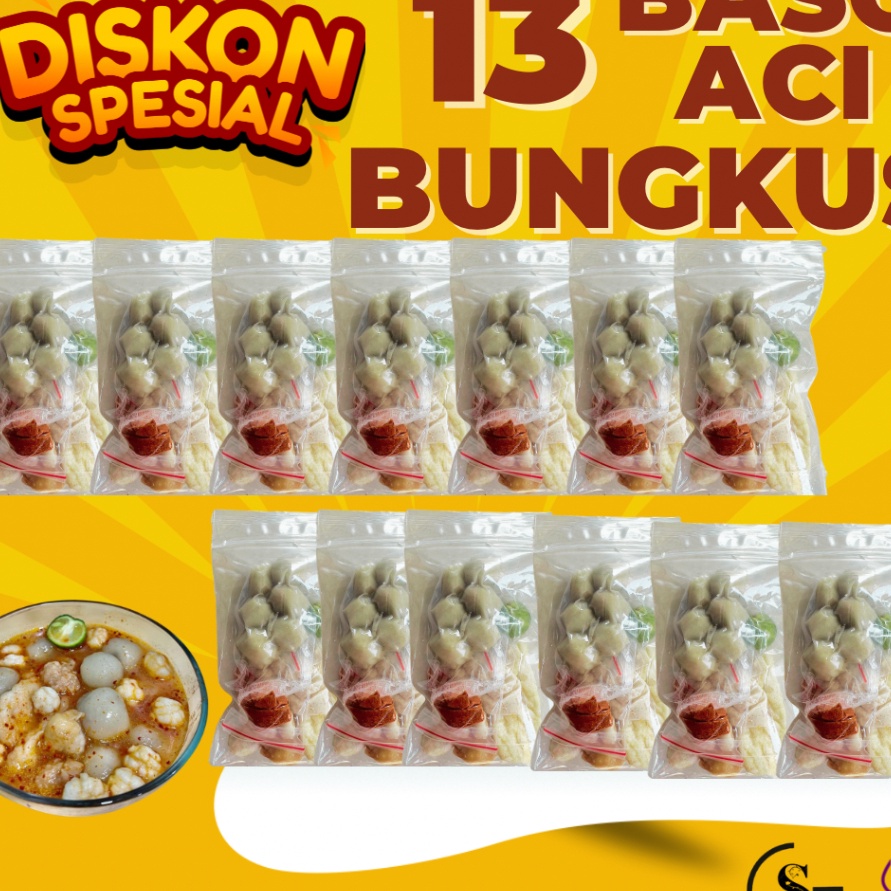 

Terlaku 13 BUNGKUS BASO ACI SI HEMAT BANGET