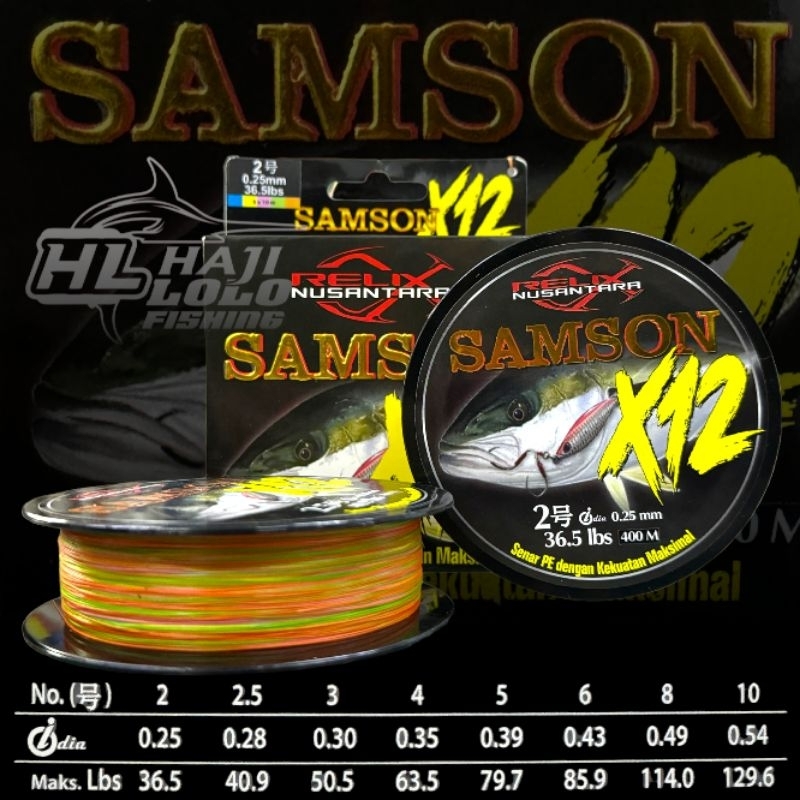 Senar PE Relix Nusantara Samson X12