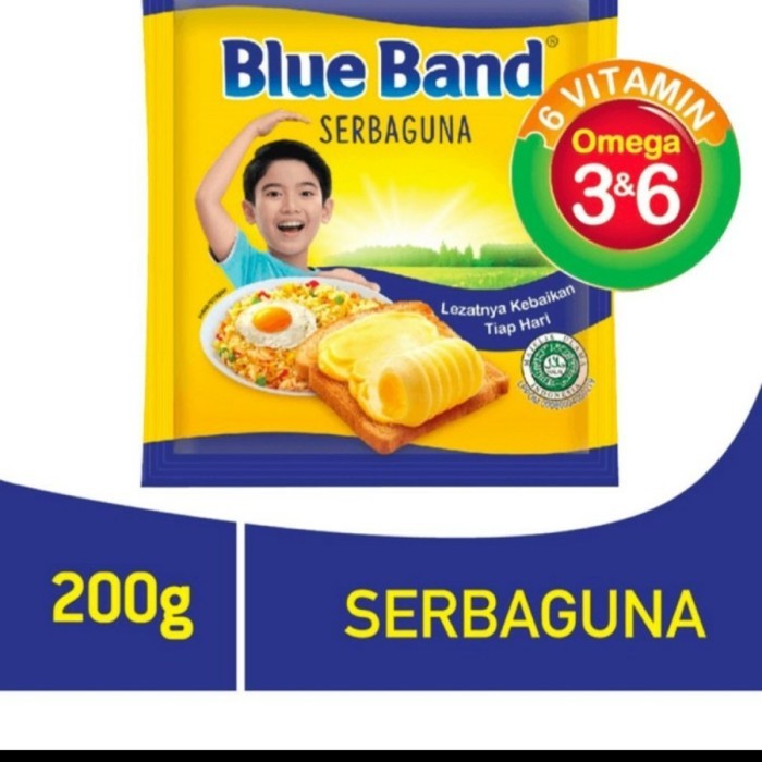 

BLUE BAND SERBAGUNA margarine 200gr & Tube 250gr