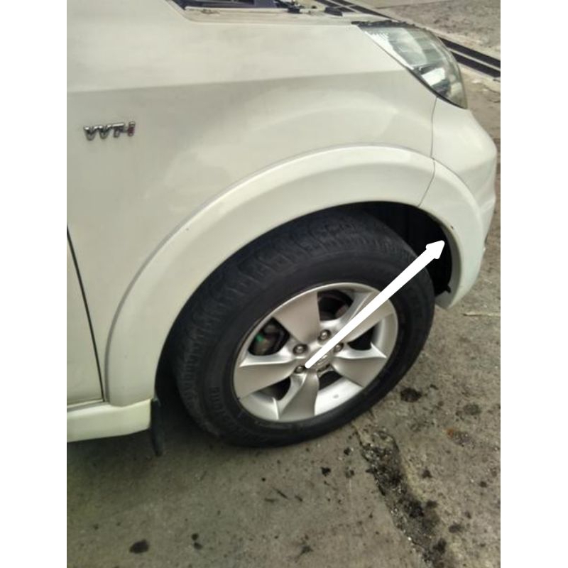 OVER FENDER SATUAN RUSH TERIOS KONDE 2007-2017