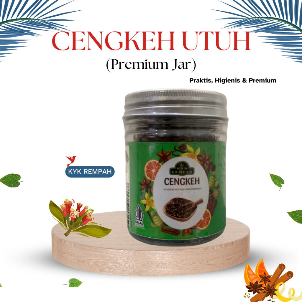 

Cengkeh UTUH Premium [ JAR ] | Cloves Bumbu Dapur Praktis