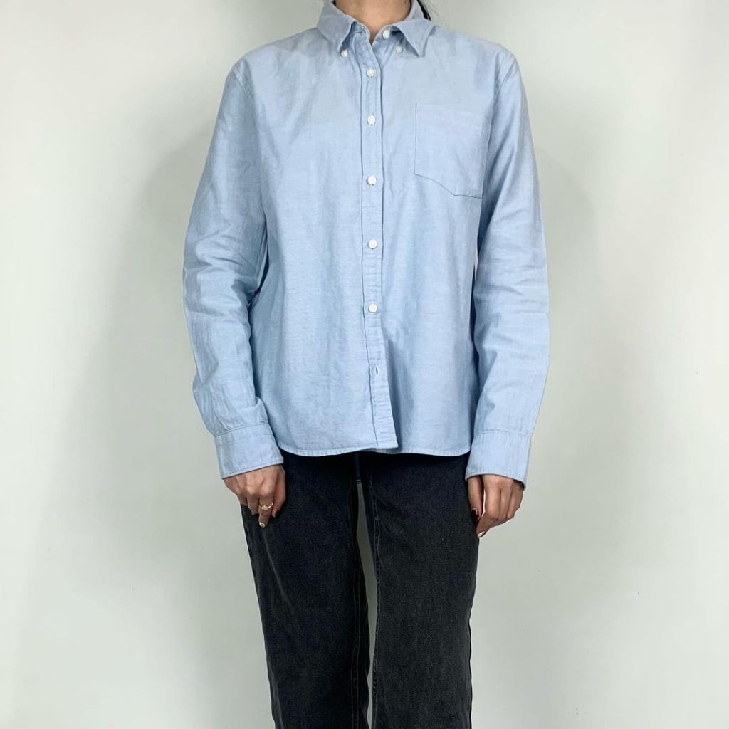 kemeja wanita Giordano size L (seperti baru) 100% original 080524