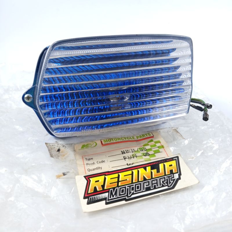 Lampu Stoplamp Stop Lamp Belakang Kawasaki Ninja R SS Variasi Bening Biru