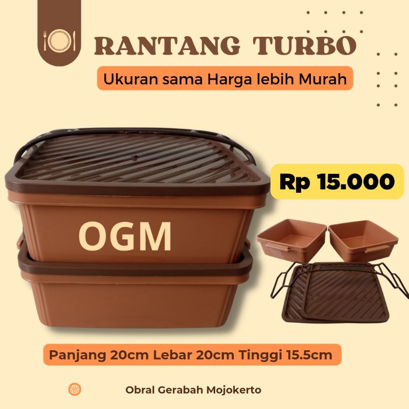 

Lezatoz_Genz Rantang Susun 2 Turbo Coco / Rantang Hajatan / Rantang Mewah