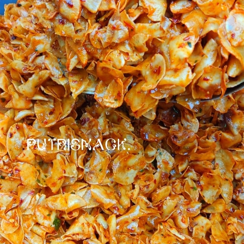 

keripik keriwil / kripset jeruk / keripik singkong 1kg pedas extra