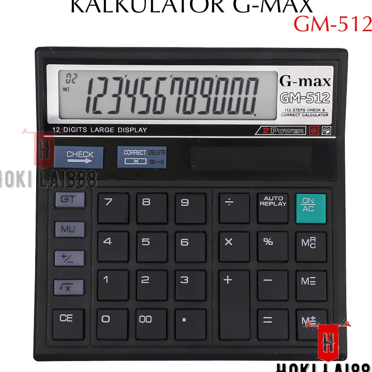 

Pasti Dikirim HKL KT1 KALKULATOR 12 DIGIT ANGKA GMAX KALKULATOR GMAX GM512 KALKULATOR SEKOLAH KANTOR KALKULATOR GMAX 512