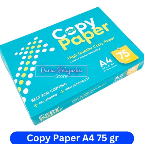 

Produk Favorit Kertas HVS A4 75 gr Copy Paper HVS A4 CPB 1 RIM 5 Lembar