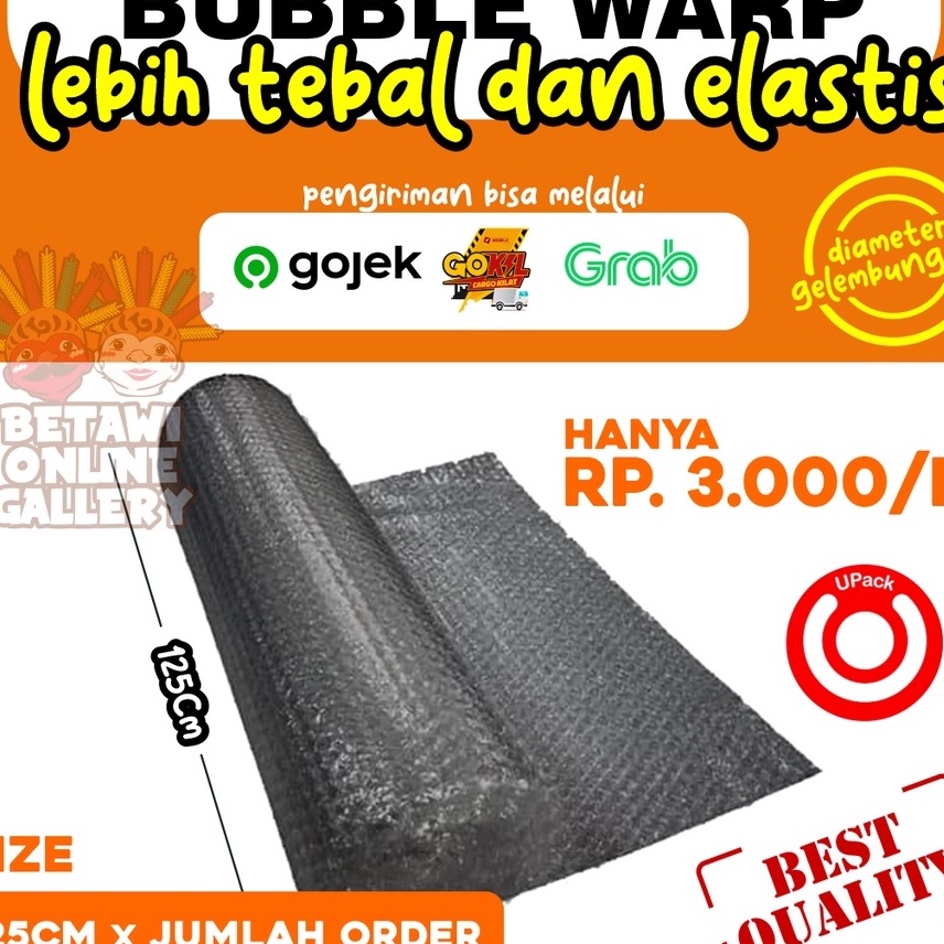 

Diskon Besar Bubble Wrap Meteran ukuran 125 CM x 5 METER