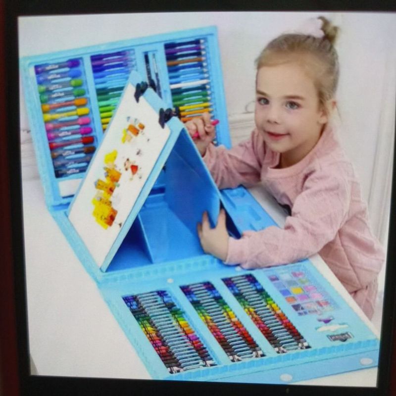 

crayon set 208 pc /krayon mewarnai alat menggambar dan mewarnai anak