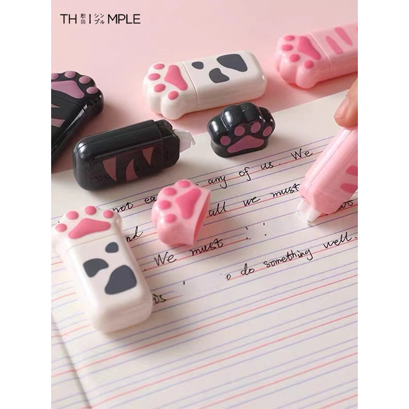 

TIP EX PITA KOREKSI BENTUK TELAPAK KAKI KUCING CORRECTION TAPE DAN TRANSPARAN TAPE SH D51