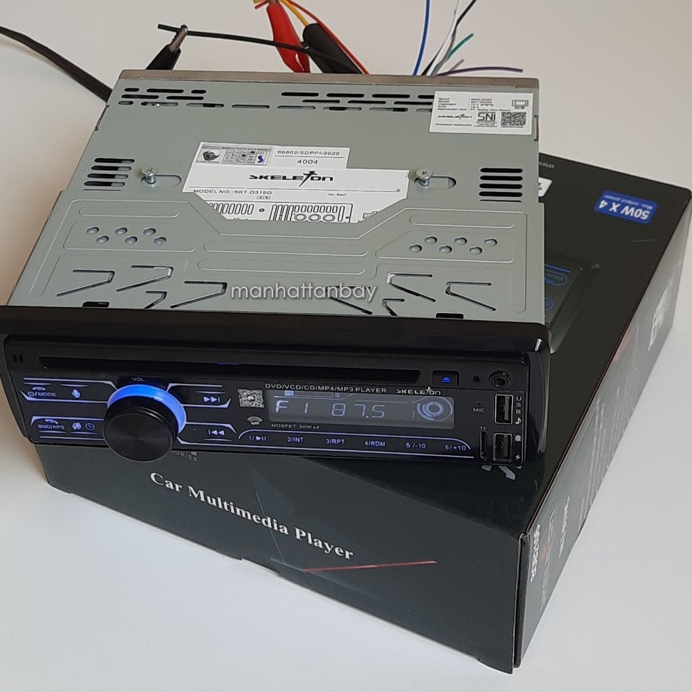 Tape Mobil Single Din DVD Player MP3 USB Micro SD Aux In Bluetooth k Z1F8