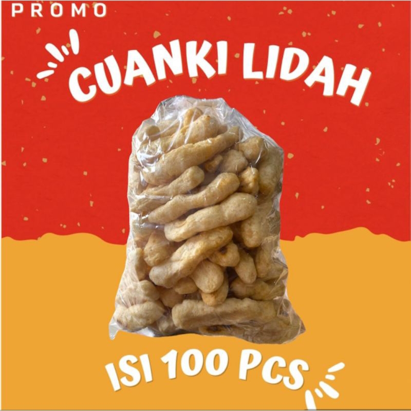 

CUANKI LIDAH JUMBO 100 PCS TOPING BASO ACI DAN SEBLAK