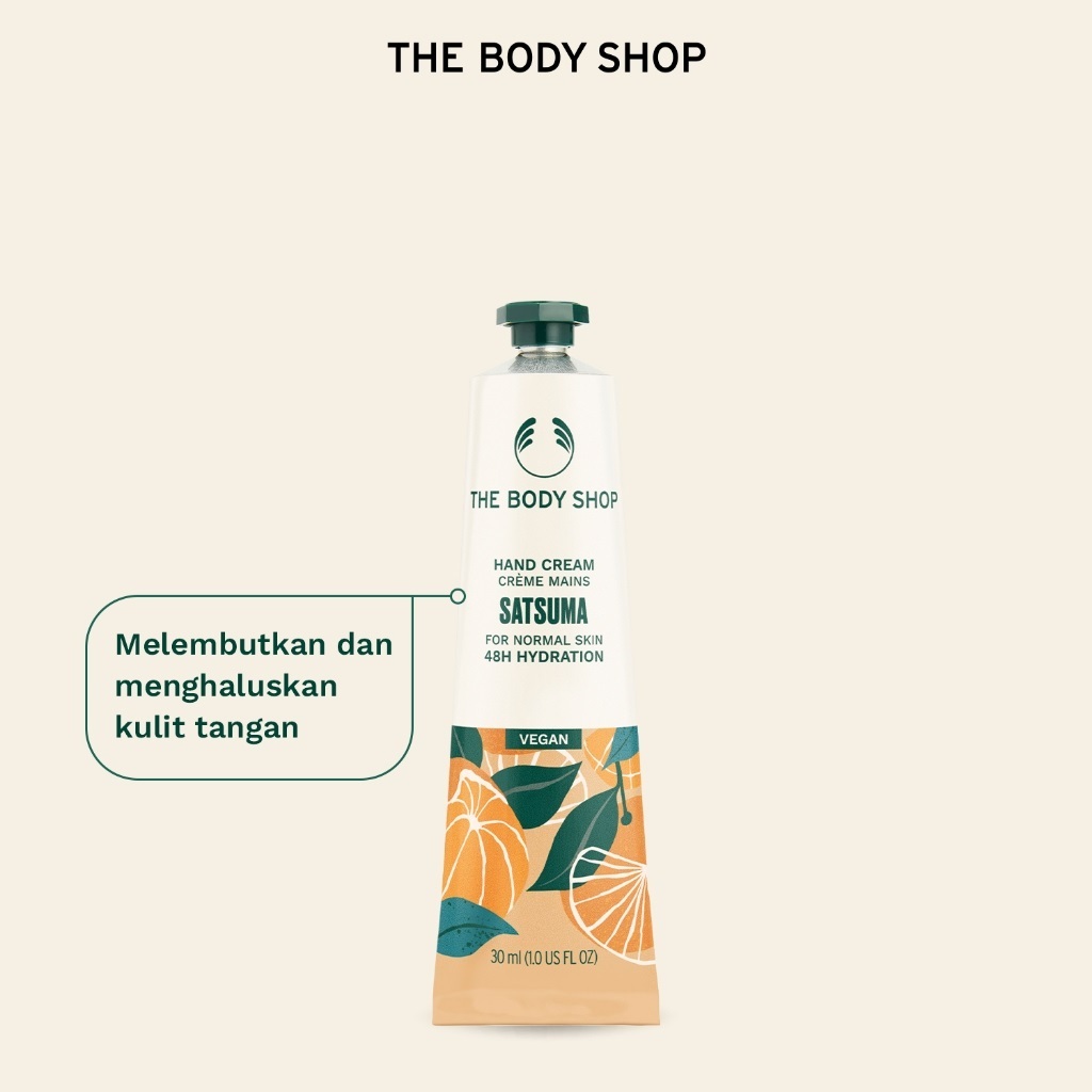 [ORIGINAL] The Body Shop - Satsuma Hand Cream 30ml / Hand Balm / Pelembab Tangan