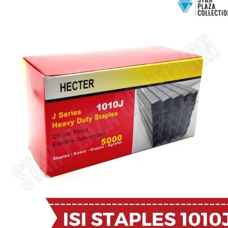 

Obral Belanja Isi Staples Tembakan Angin Paku Tembak U Merek HECTER Refill Mata Air Nailer 11J Heavy Duty untuk Pengerjaan Jok Motor Jok Mobil Sofa Funiture Kayu