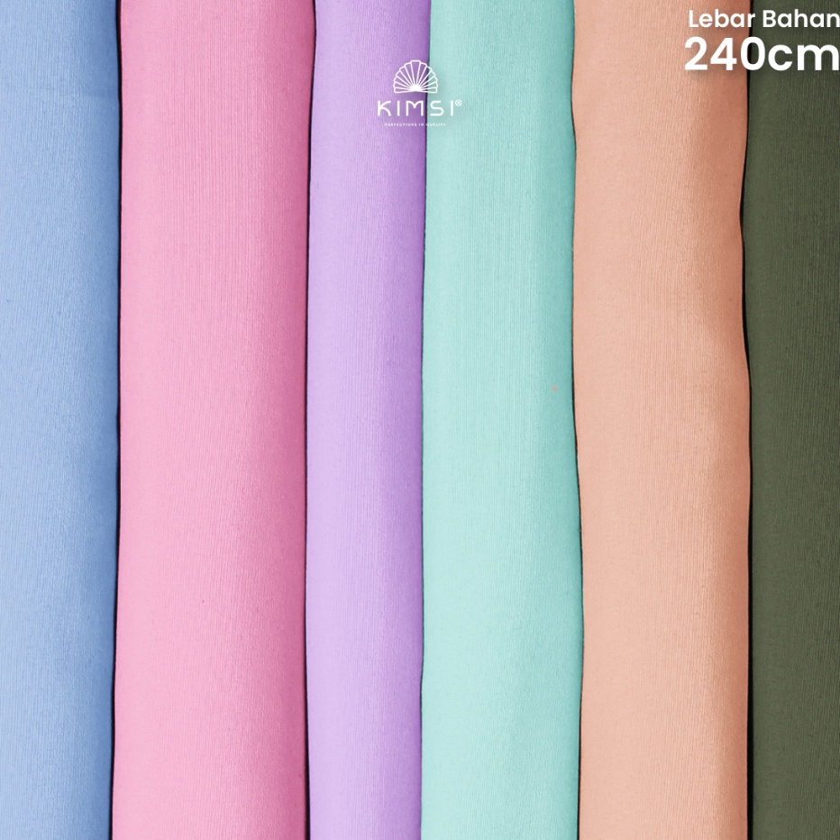 KODE 77 Grosir Kain Ecer Meteran Katun Disperse Polos