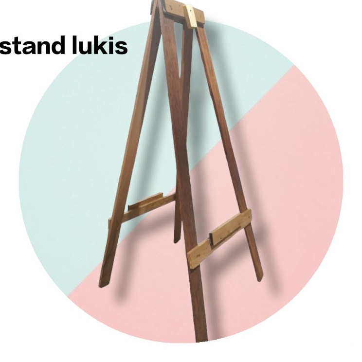 

Spesial Harga Stand lukis bulak balik dudukan buat melukis Uk 3x4 33x5cm