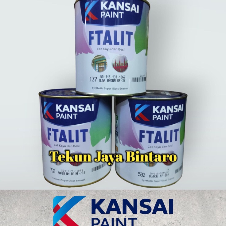 

Kirim Sekarang CAT FTALIT 1 KG WARNA GLOSS KILAP CAT MINYAK UNTUK KAYU DAN BESI