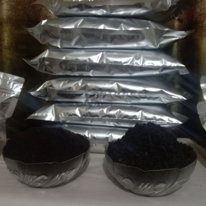 

bubuk crumble hitam premium halus kualitas terbaik dalam kemasan 1 kg