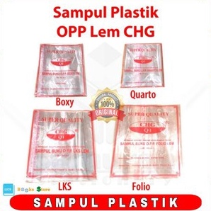 

Super Shipping Sampul Buku Plastik CHG BHG Quarto Boxy LKS dan Folio 1 PACK ISI 5PCS