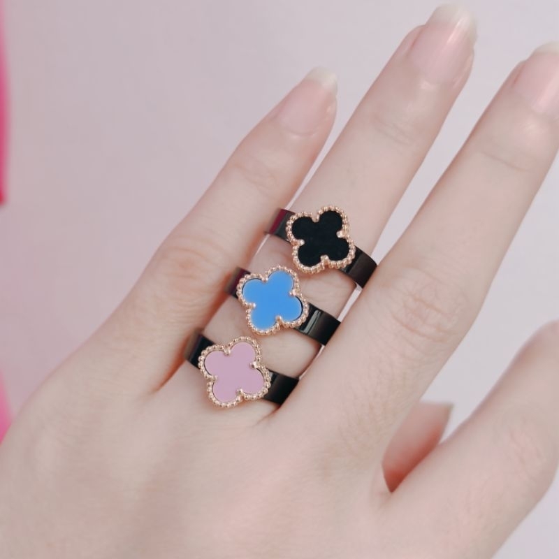 gelang  cincin keramik hitam fashion mas asli 8k